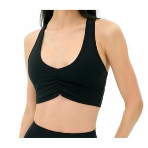 NEW SPLITS59 airweight bra with ruching in black